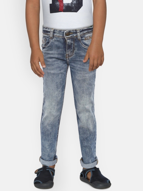 

U.S. Polo Assn. Kids Boys Blue Regalo Skinny Fit Mid-Rise Clean Look Stretchable Jeans