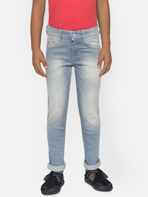 

U.S. Polo Assn. Kids Boys Blue Regalo Skinny Fit Mid-Rise Clean Look Stretchable Jeans
