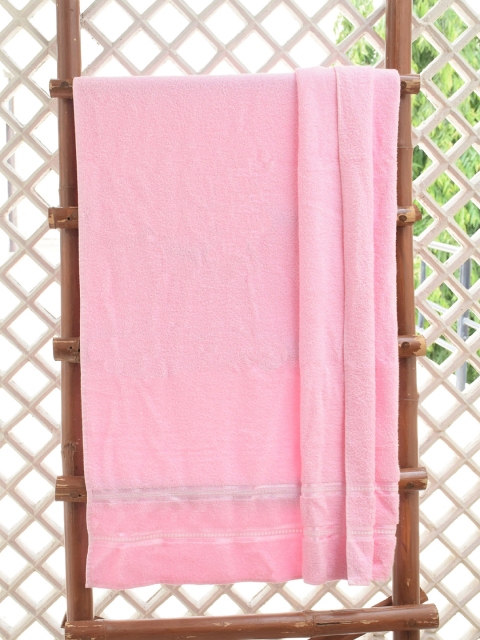 

Avira Home Pink Solid Cotton 450 GSM Bath Towel