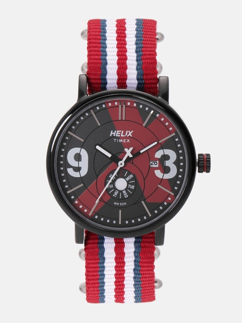 

Helix Men Black & Red Analogue Watch TW0HG24HH