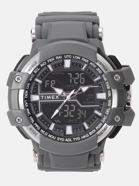 

Timex Men Black Analogue and Digital Watch TW5M22600