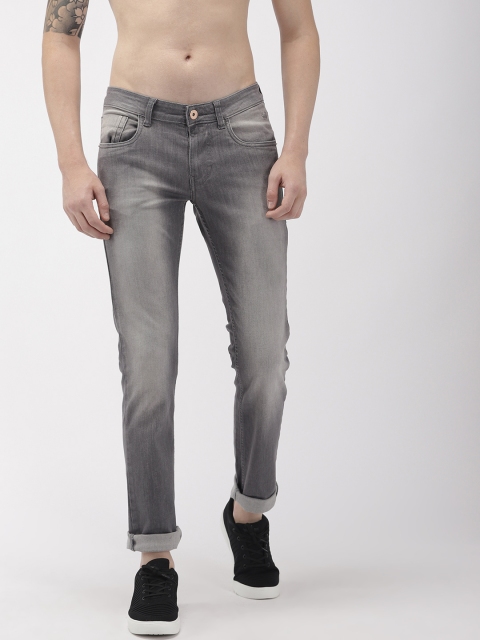 

Flying Machine Men Grey Jackson Skinny Fit Low-Rise Clean Look Stretchable Jeans