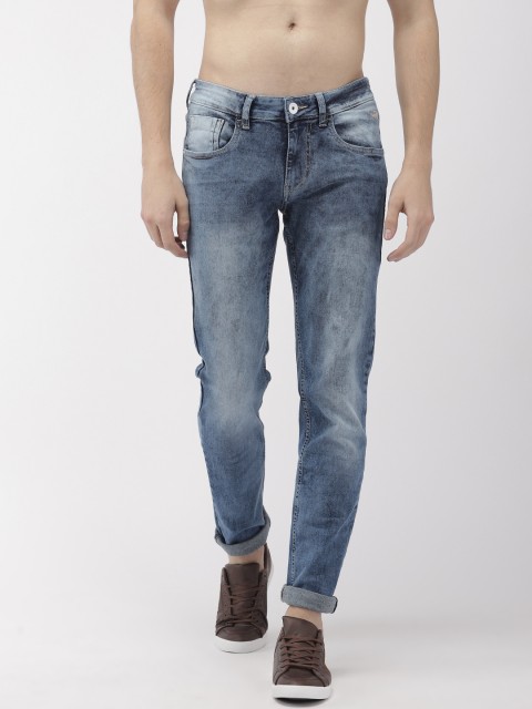 

Flying Machine Men Blue Skinny Fit Mid-Rise Clean Look Stretchable Jeans