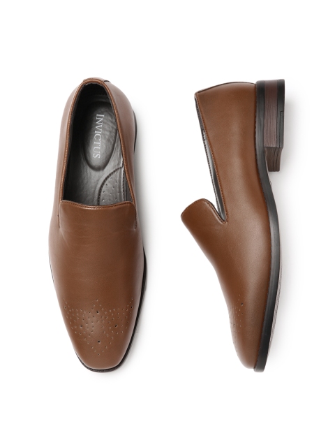 

INVICTUS Men Tan Formal Slip-On Shoes