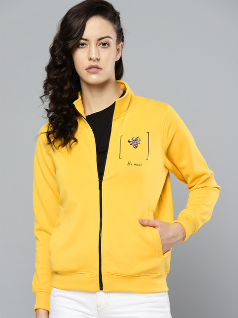 

Kook N Keech Disney Women Yellow Solid Sweatshirt
