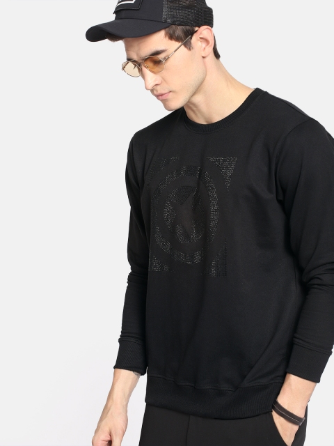 

Kook N Keech Marvel Men Black Embellished Sweatshirt