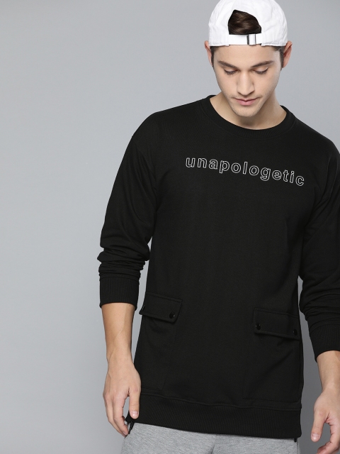 

Kook N Keech Men Black Printed Sweatshirt