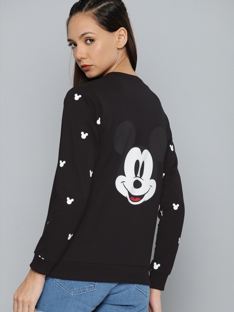 

Kook N Keech Disney Women Black Printed Sweatshirt