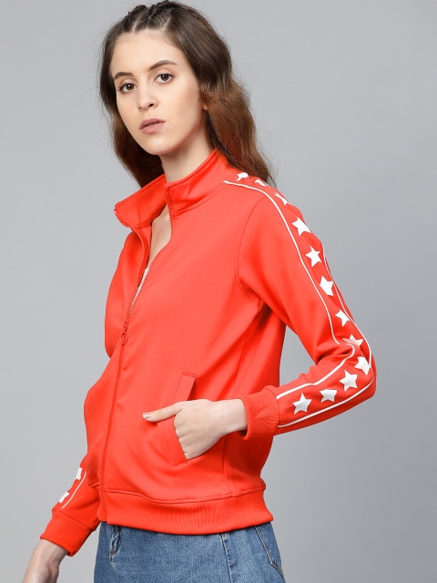 

Kook N Keech Women Orange Solid Sweatshirt