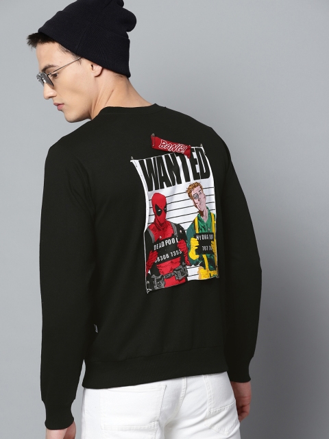 

Kook N Keech Men Black Solid Sweatshirt