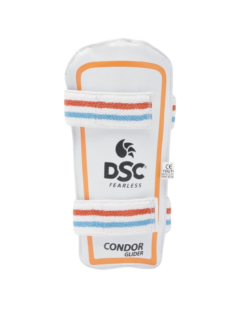 

DSC Unisex White Striped Condor Glider Arm Guards