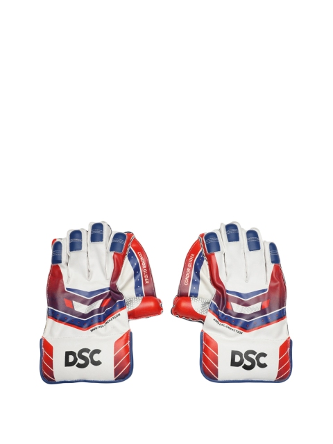 

DSC Unisex White & Red Condor Glider Cricket Gloves
