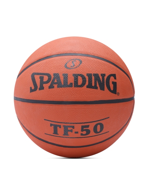 

Spalding Unisex Orange & Black Printed T F - 50 Basketball