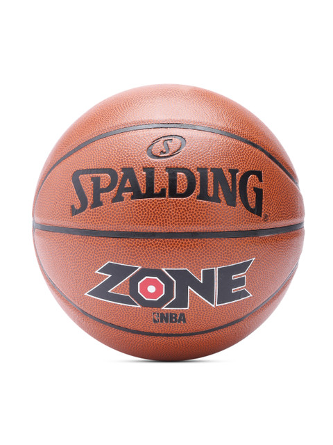 

Spalding Unisex Orange Printed ZONE Basketball