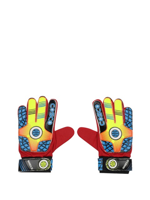 

COSCO Unisex Shield Multicoloured Goal Keeper Gloves, Multi