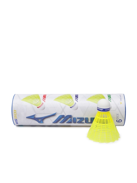 

Mizuno Yellow MS 801 Set of 6 Blue Cap Nylon Shuttlecocks