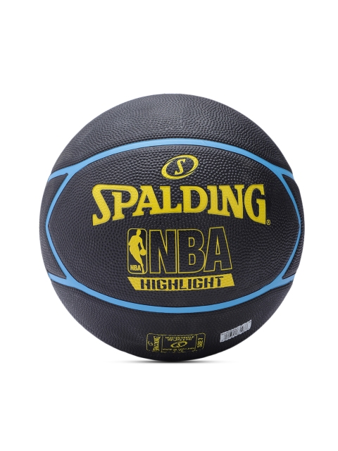 

Spalding Black & Yellow Highlight Printed Basketball