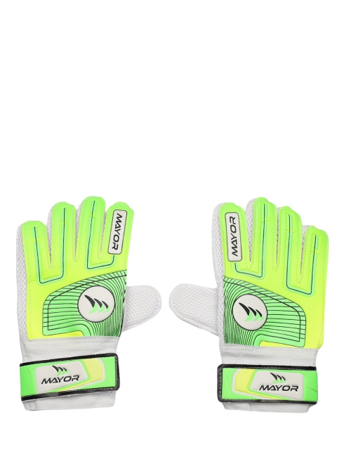 

MAYOR Unisex Green Printed Club Goal Keeper Gloves
