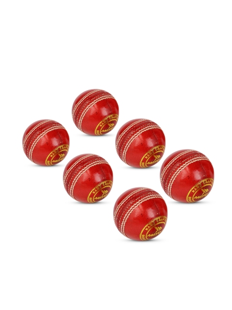 

MAYOR Set of 6 Test Cricket Balls, Red