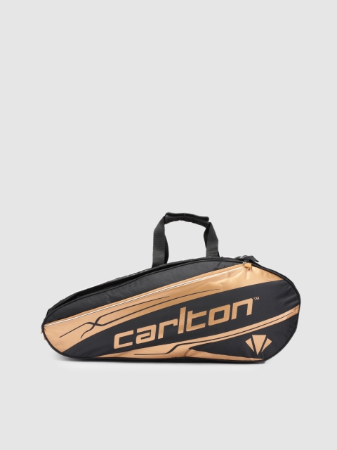 

Carlton Black & Beige Kinesis Tour 3-Comp Racket Bag