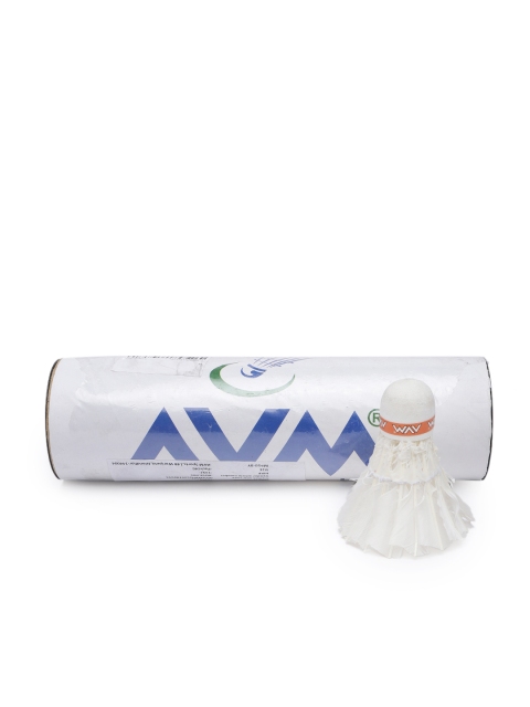 

AVM White Set of 6 Killer Feather Shuttlecocks