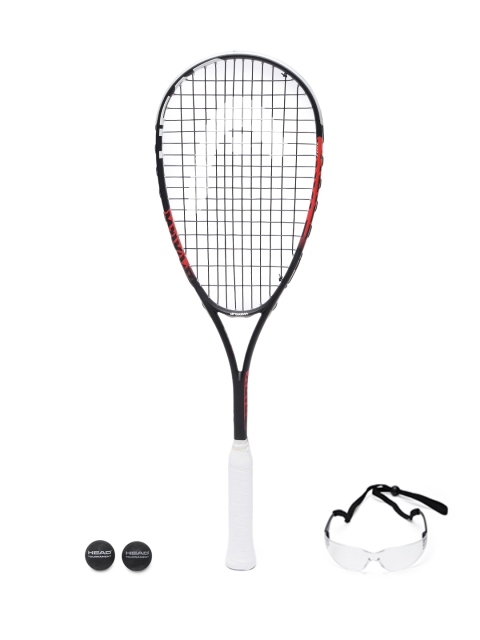 

Head Unisex Black & Red Spark Elite Pack Squash Racquet