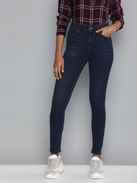

Lee Women Blue Ultra High Skinny Fit High-Rise Clean Look Stretchable Jeans