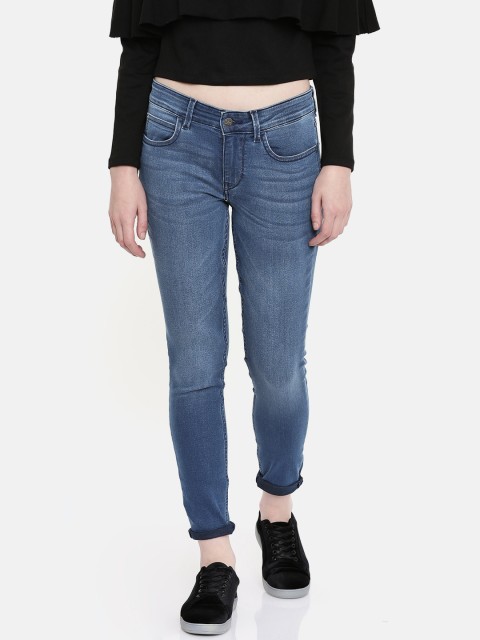 

Lee Women Blue Jegging Skinny Fit Mid-Rise Clean Look Stretchable Jeans