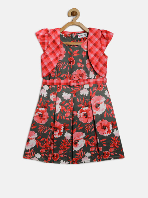 

Peppermint Girls Red Fit and Flare Dress