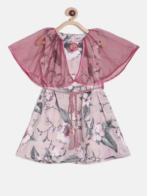 

Peppermint Girls Mauve Fit and Flare Dress