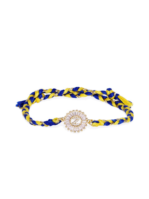 

Pipa Bella Gold-Plated & White Cubic Zirconia Z Initial Wraparound Rakhi