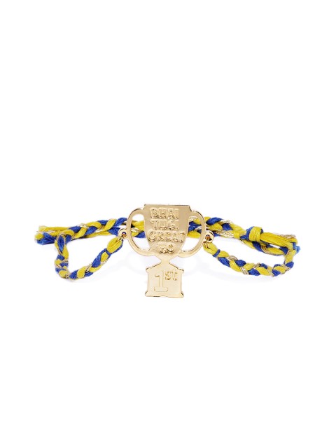 

Pipa Bella Gold-Plated & Yellow Bhai Tusi Great Ho Wraparound Rakhi