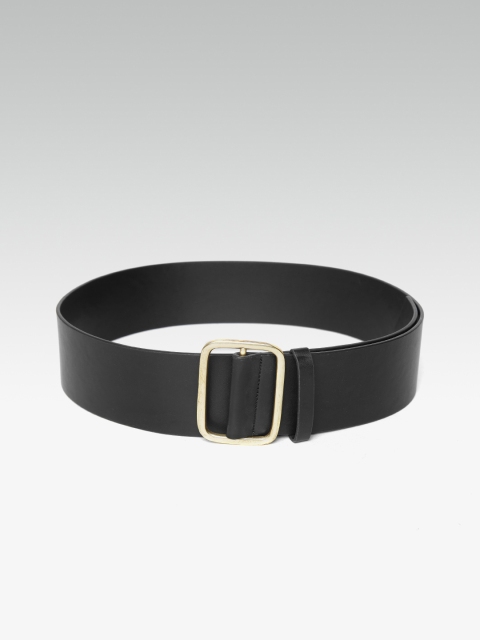 

20Dresses Women Black Solid Wide Belt
