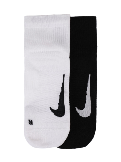 

Nike Unisex Pack Of 2 Multiplier Running Ankle Length Socks, White