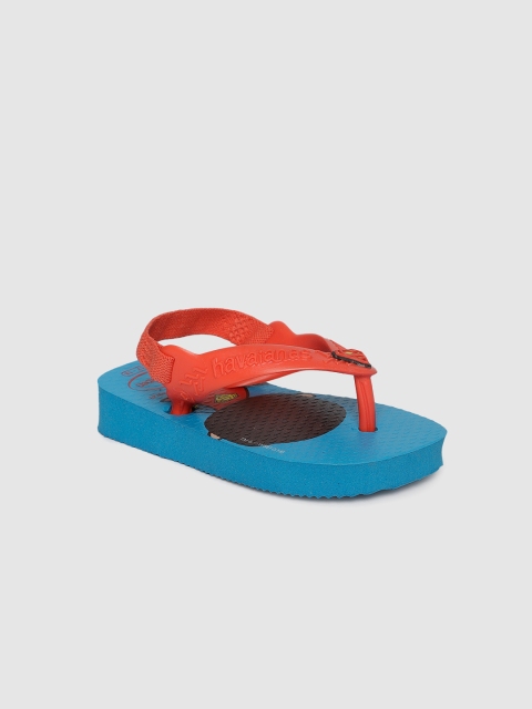 

Havaianas Girls Red & Blue Printed Thong Flip-Flops