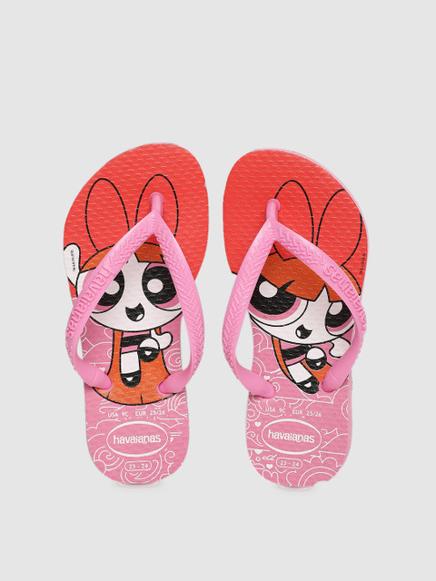 

Havaianas Girls Pink Printed Thong Flip-Flops