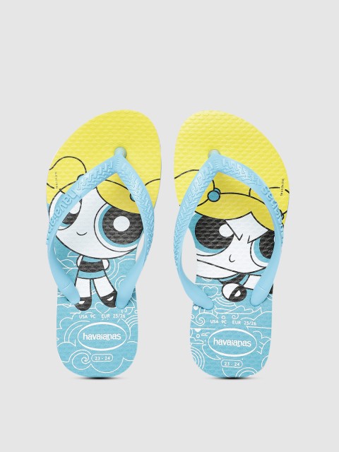 

Havaianas Girls Blue Printed Thong Flip-Flops