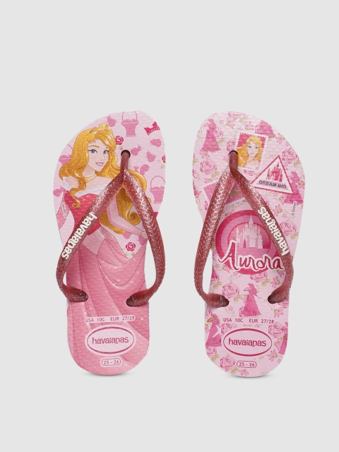

Havaianas Girls Pink Printed Thong Flip-Flops