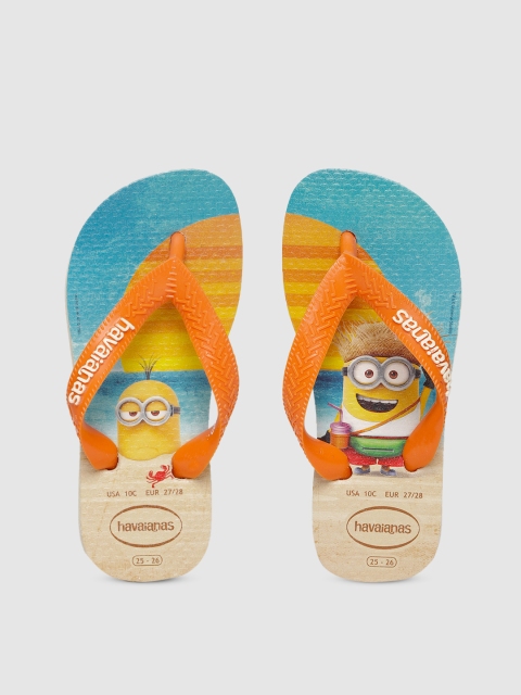 

Havaianas Unisex Kids Multicoloured Printed Thong Flip-Flops, Multi