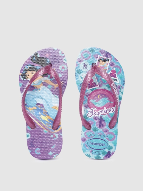

Havaianas Girls Purple Printed Thong Flip-Flops