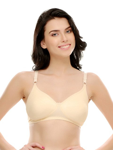 

Clovia Nude-Coloured Full-Coverage Bra BRF184P2444B