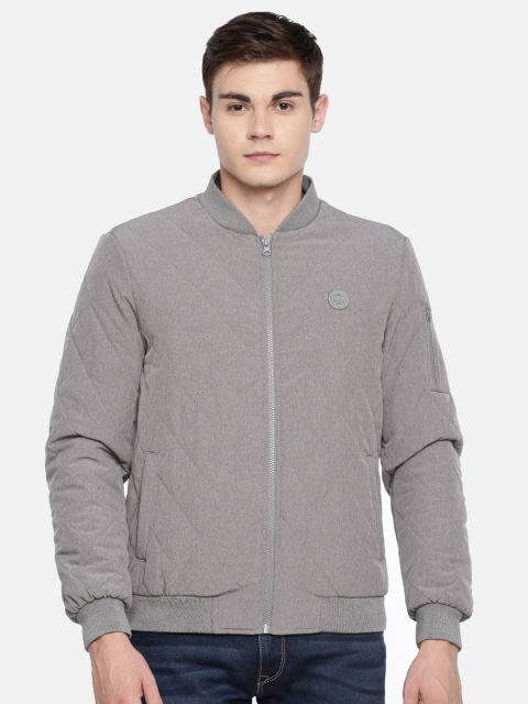 

U.S. Polo Assn. Men Solid Quilted Jacket Jacket, Grey