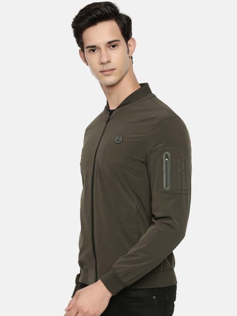 

U.S. Polo Assn. Men Olive Green Solid Jacket