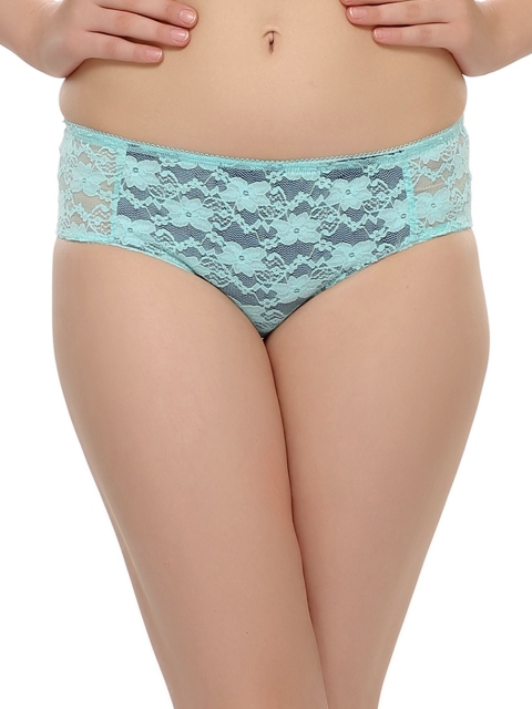 

Clovia Blue Lace Briefs PN0385P03