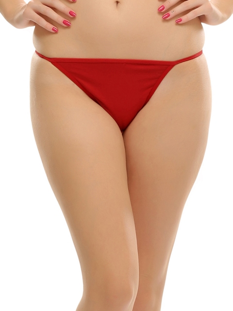 

Clovia Red Lace Bikini Briefs PN0405P09XL