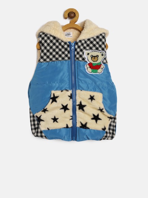 

The Sandbox Clothing Co. Kids Blue & Beige Printed Jacket