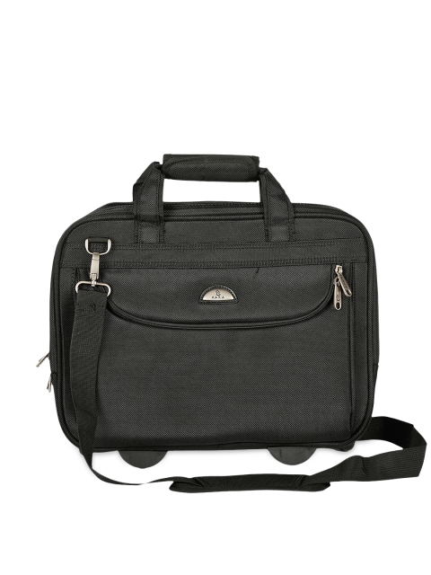 

Kara Men Black Trolley Laptop Bag