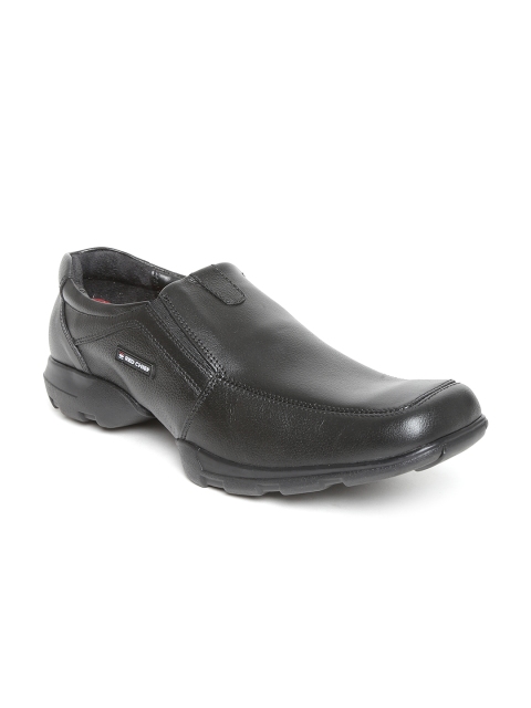 

Red Chief Men Black Leather Casual Shoes
