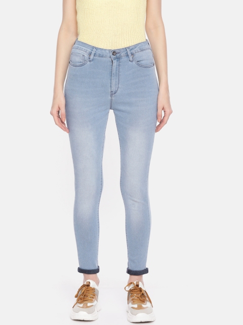 

Pepe Jeans Women Blue Emily Dion Skinny Fit High-Rise Clean Look Stretchable Jeans