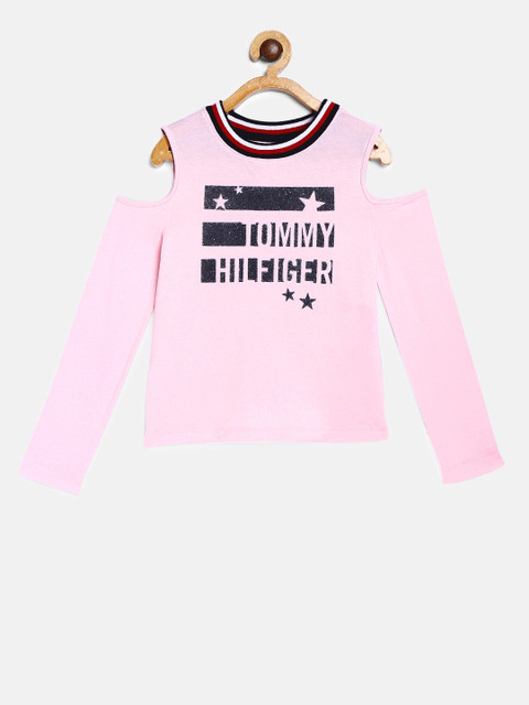 

Tommy Hilfiger Girls Pink Printed Top